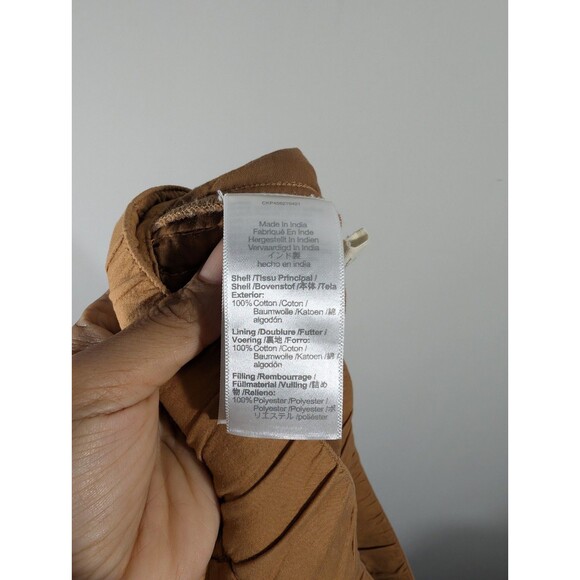 Madewell Womens Warm Hickory Quilted Pull On Tapered Pants Plus Sz XXL Lagenlook - Picture 8 of 9